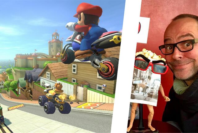 Das Kinoteam um Wido Wagner veranstaltete beim Kinofest auch einen Mario-Kart-Wettbewerb.