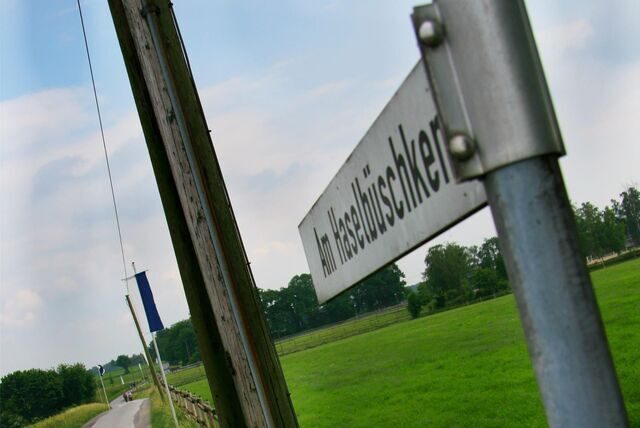 Die Straße Am Haselbüschken in Herbern könnte zur Fahrradstraße werden.