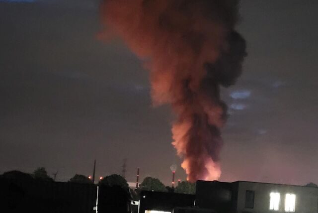 Zu einem Brand in einer Lagerhalle kam es am Donnerstagmorgen in Kirchhellen.