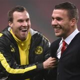 Verstanden sich schon zu aktiven Zeit gut und sind jetzt gastronomisch gemeinsam aktiv: Kevin Großkreutz und Lukas Podolski.