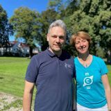 Alexander Flieger und Sibylle Hecker vom Montessori Campus Westfalia (MCW) freue sich darüber, mit ihren Jugendlichen demnächst das Gebäude und Grundstück des „Gutshof Wellenbad“ nutzen zu können.