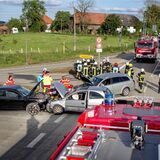 Eine Stunde lang komplett gesperrt war der Einmündungsbereich Ruhrtalstraße/Rheinener Straße nach dem schweren Verkehrsunfall am späten Donnerstagnachmittag (14.9.).