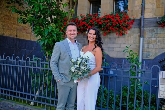 Leonie Riehle und Mario Juko-Lastric haben im Recklinghäuser Rathaus geheiratet