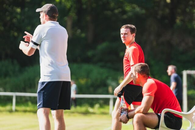Axel Schmeing (l.) und Florian Bartel testeten ihr Team kurzfristig.