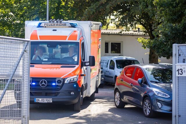 Am Sonntag musste ein Krankenwagen in den HSI-Sportpark anrücken.