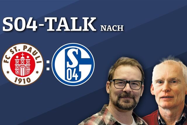 Schalke-Experte Frank Leszinski und Schalke-Reporter René Preuß im Schalke-Talk.