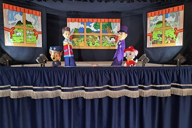 Paw Patrol als Puppentheater, Puppenbühne Lilliput