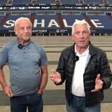 Fußball-Legenden Rüdiger Abramczik und Klaus Fischer im Legenden-Talk