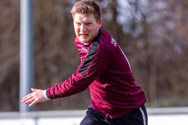 Manuel Stiepermann half erfolgreich in der ersten Mannschaft des SSV Mühlhausen aus.