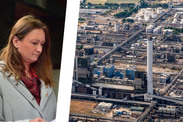 Die Betriebsratsvorsitzende des Gemeinschaftsbetriebs Marl, Adriane Fährmeister nimmt Stellung zum Konzernumbau von Evonik.
