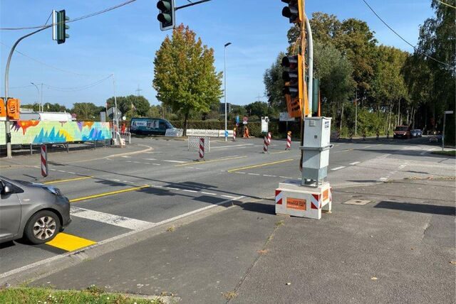 Baustelle in Schwerte
