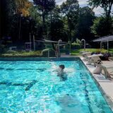 Im Freibad Bornekamp brauchen Kinder kein Abzeichen um Bade- und Spielspaß zu erleben.