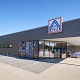 So soll der neue Aldi in Oberaden nach Abriss und Neubau aussehen.