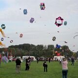 Das Drachenfest sorgte am Wochenende für einen bunten Himmel über Lünen.