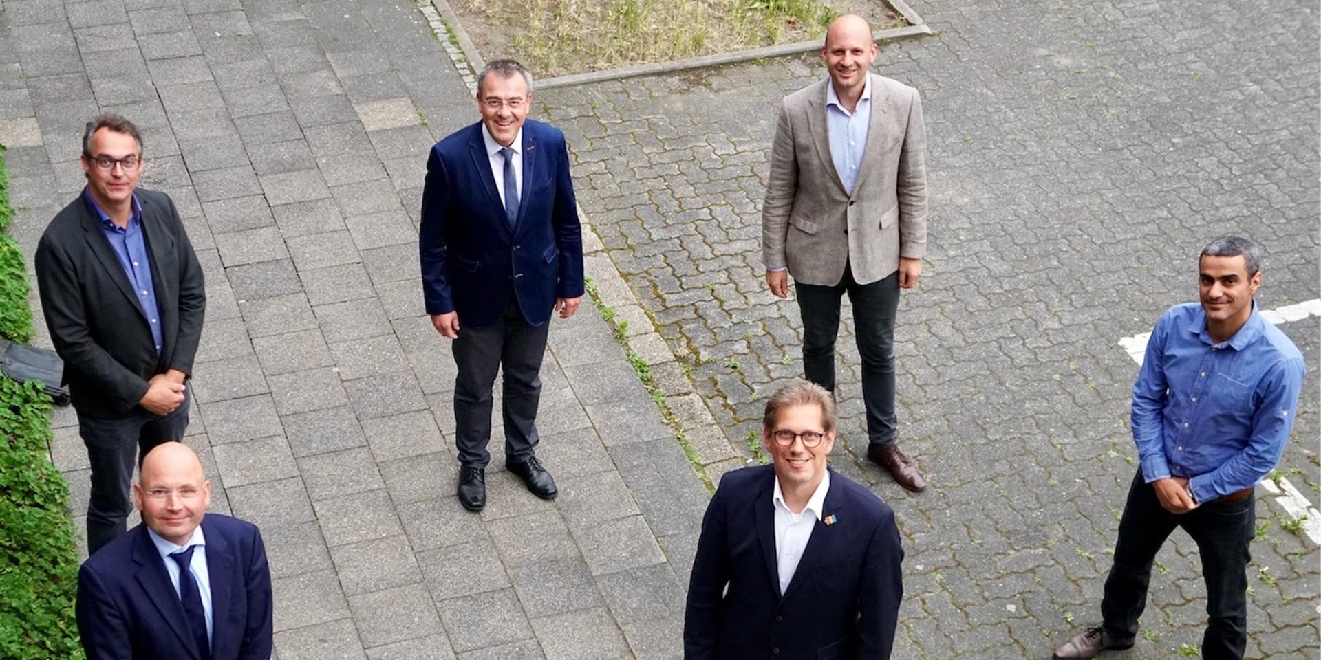 Der neue Vorstand des Rotary-Club Lünen-Werne mit Björn Schreiter (vorne M.) an der Spitze.