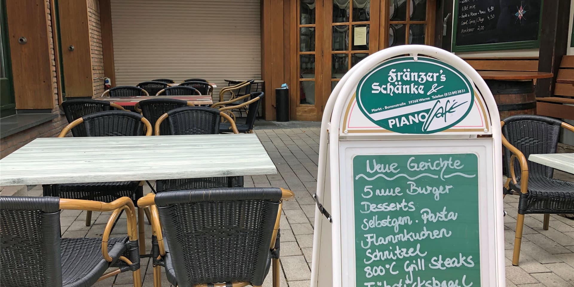 Verriegelt und verrammelt: So sieht es zurzeit bei Fränzers oft aus.