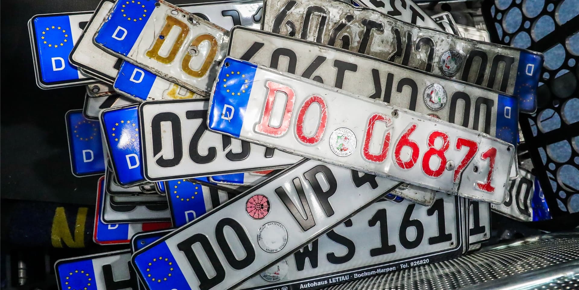 Mehrere Buchstabenkombinationen sind auf Nummernschildern in Dortmund verboten.