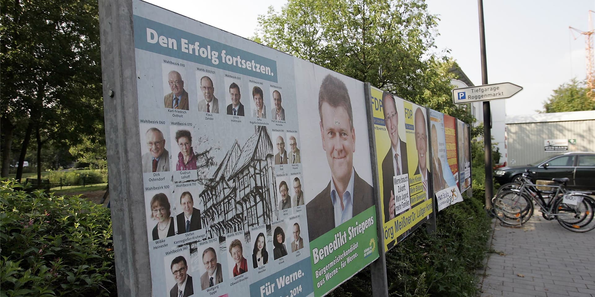 Die ersten Plakate für die Kommunalwahl 2020 hängen seit dem Wochenende. Hier ein Foto von der Wahl im Jahre 2009.