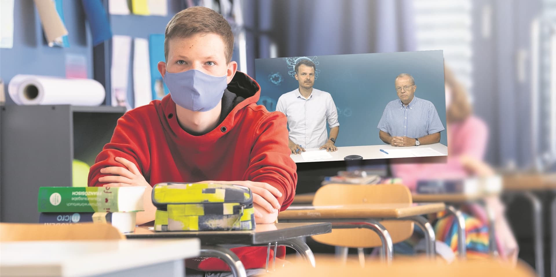 Über die ab Mittwoch geltende Maskenpflicht im Unterricht gibt es Streit unter den Experten. Worum es dabei geht, erläutern Jens Ostrowski und Ulrich Breulmann im Video-Gespräch.
