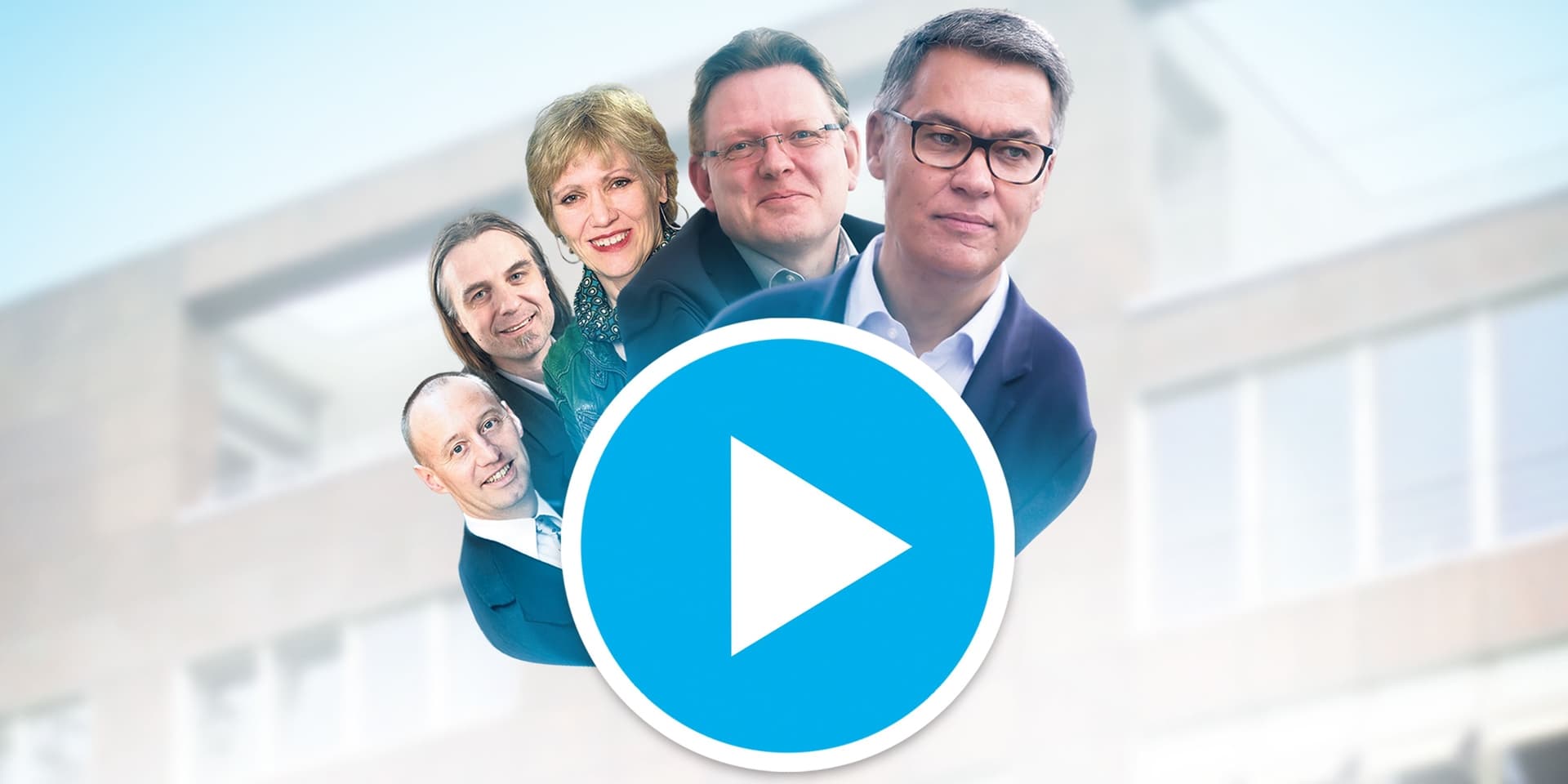 Die fünf aussichtsreichsten Kandidaten stellen sich der Diskussion: Michael Kauch (FDP), Daniela Schneckenburger (Grüne), Thomas Westphal (SPD), Andreas Hollstein (CDU) und Utz Kowalewski (Linke, v.l.).
