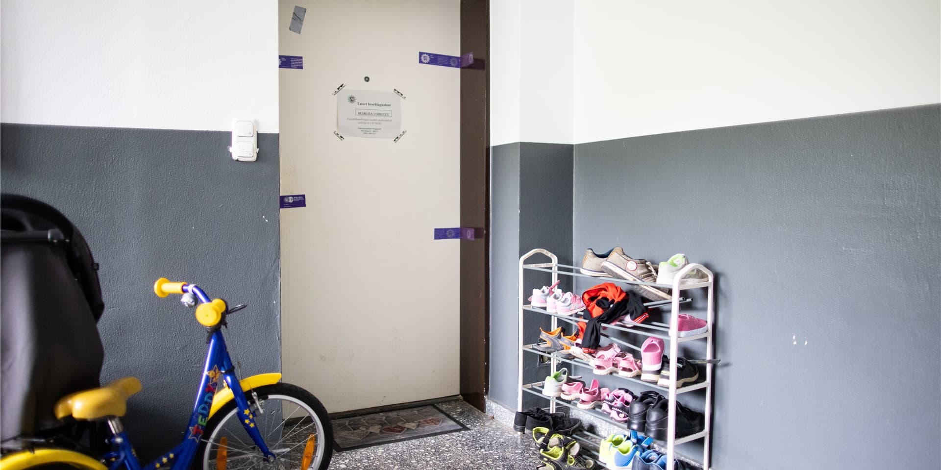 In dieser Wohnung kamen die fünf Kinder zu Tode.