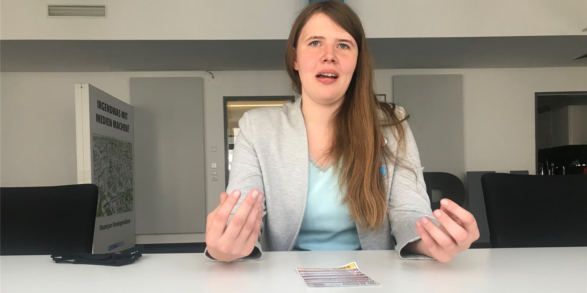 Mit Judith Storb als eigener OB-Kandidatin war „Die Partei“ in Dortmund angetreten. Slogan: „Storb – in the Name of Love“ (Storb – im Namen der Liebe).