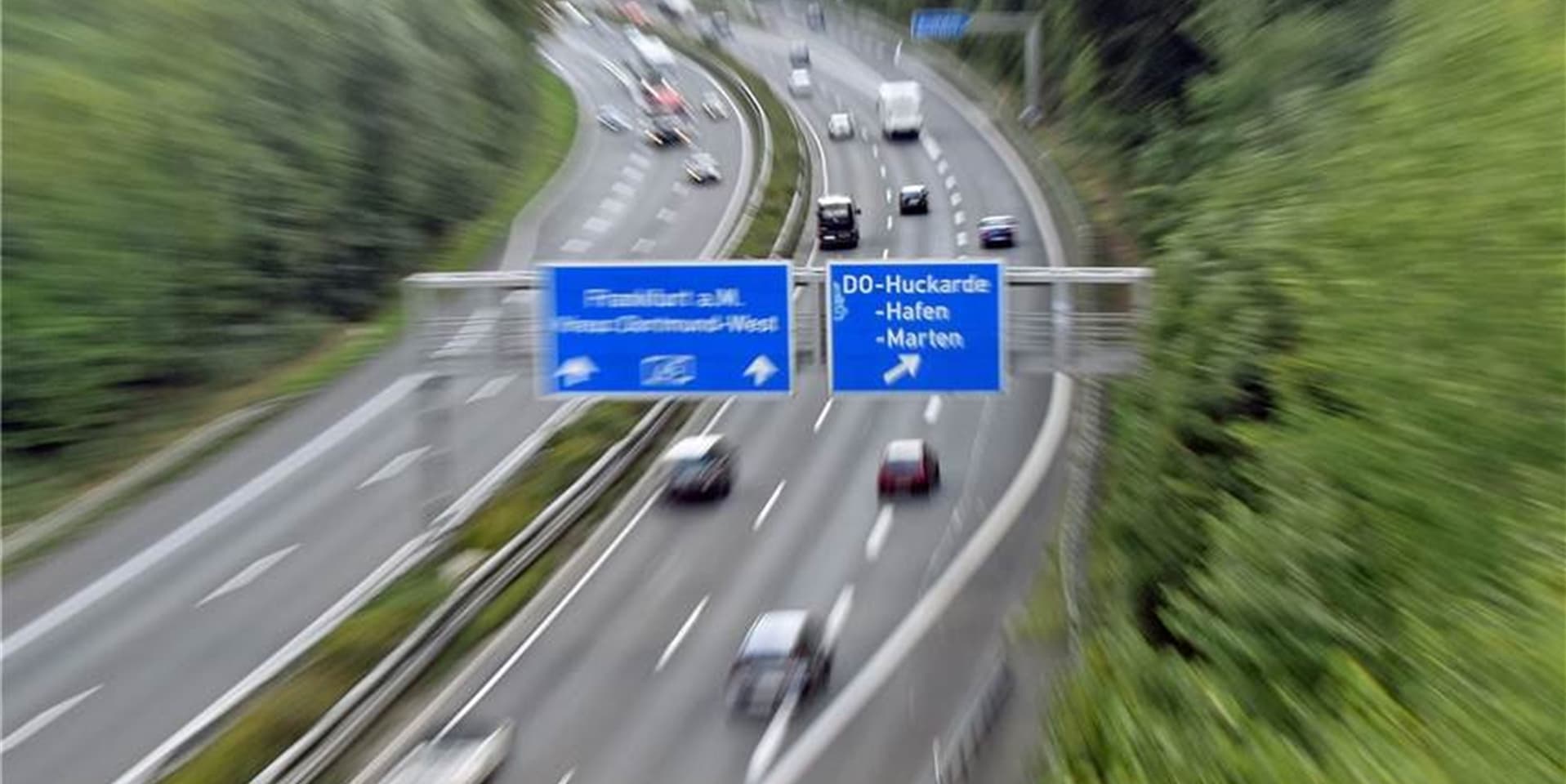 Zwei Ausfahrten von der A45 sind in Dortmund aktuell gesperrt.
