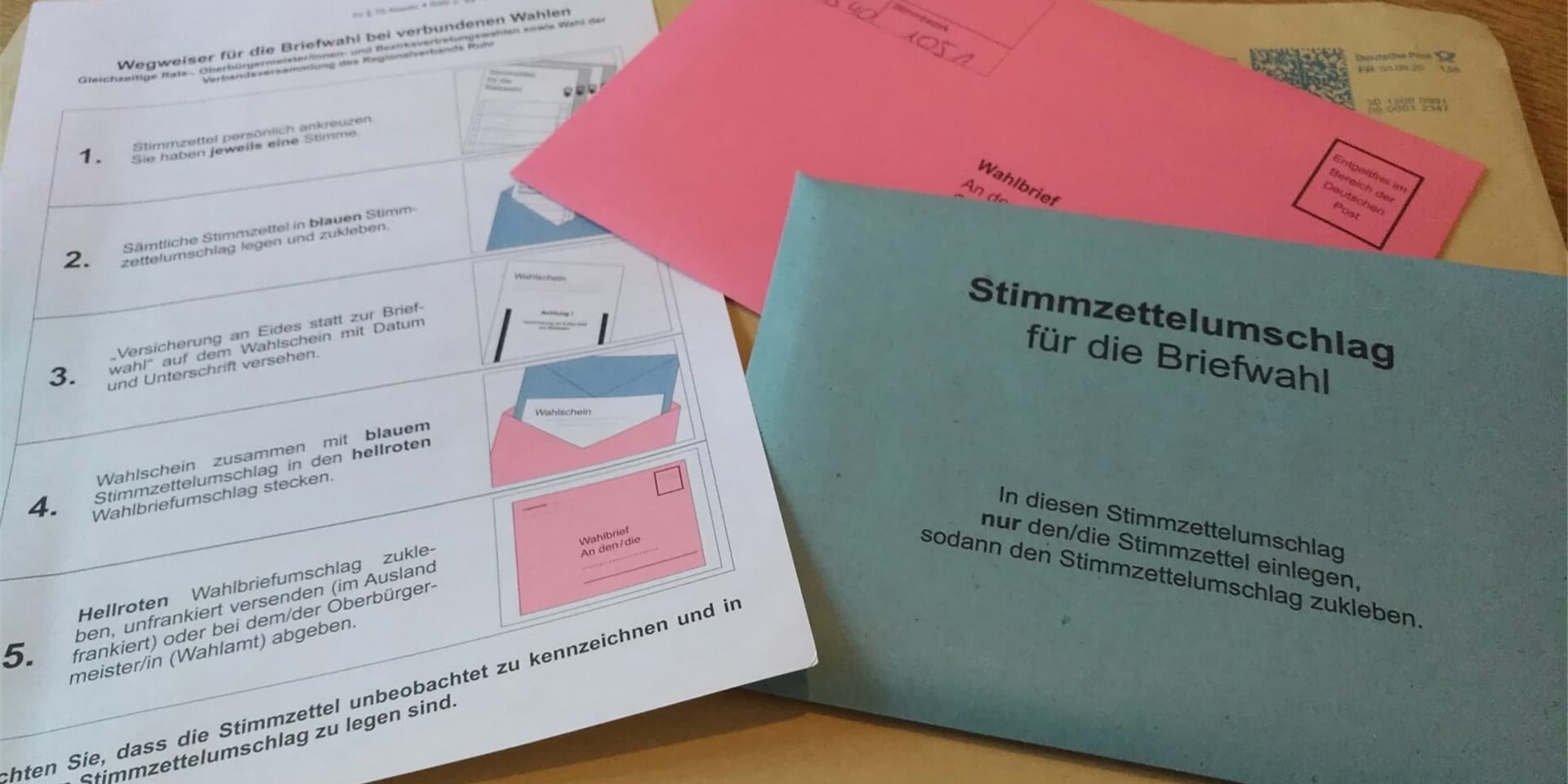 Briefwahlunterlagen.