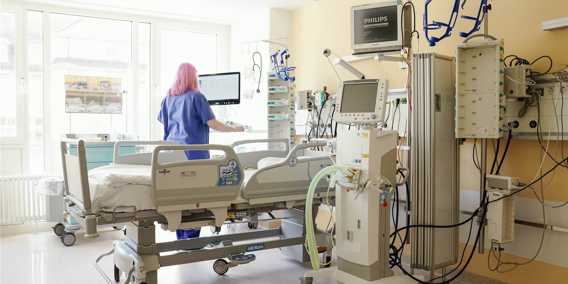 In den Dortmunder Krankenhäusern stehen relativ wenig freie Intensivbetten zur Verfügung.