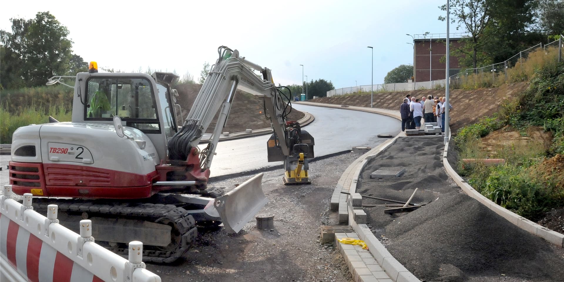 Im Wandhofener Bruch entsteht angrenzend an das Hoesch-Gelände ein großflächiges Gewerbegebiet.