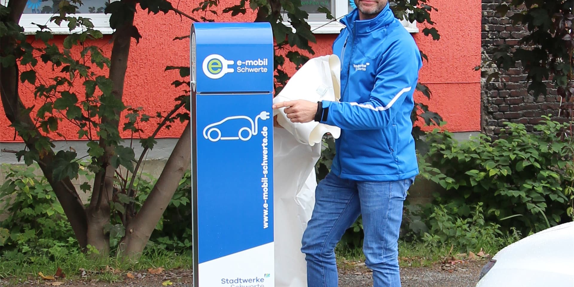Insgesamt 14 Ladesäulen gibt es in Schwerte. 21 weitere sollen bis Jahresende dazukommen.