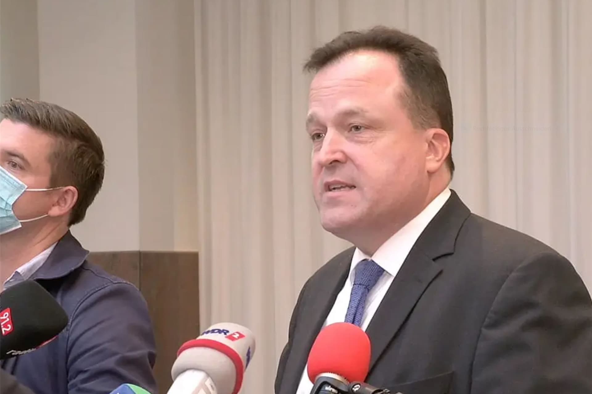 Wahlleiter Norbert Dahmen (CDU) zur Verlauf der Stichwahl.