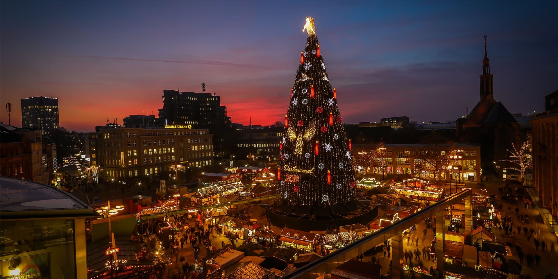 Der Weihnachtsmarkt in der Dortmunder City wurde am Donnerstag (29. Oktober) abgesagt. Das Bild stammt aus dem vergangenen Jahr.