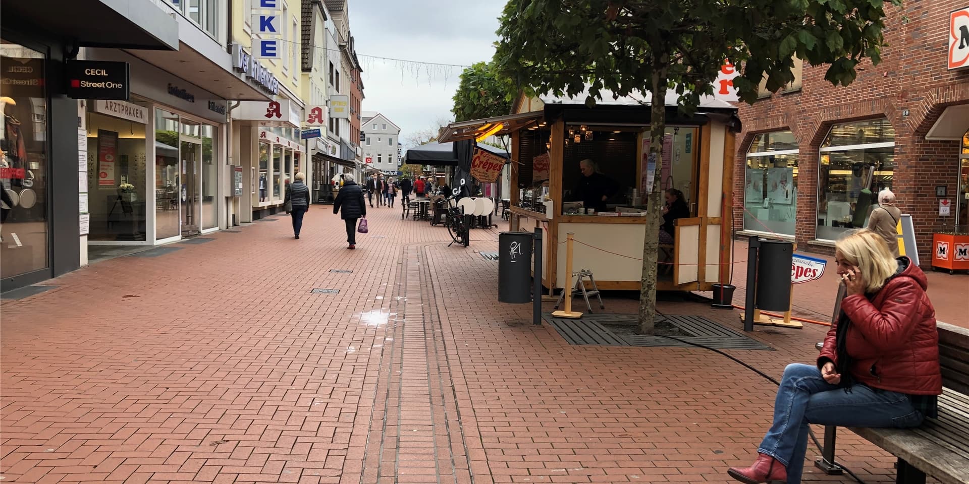 In der Lüner Fußgängerzone ereignete sich der Taschendiebstahl.