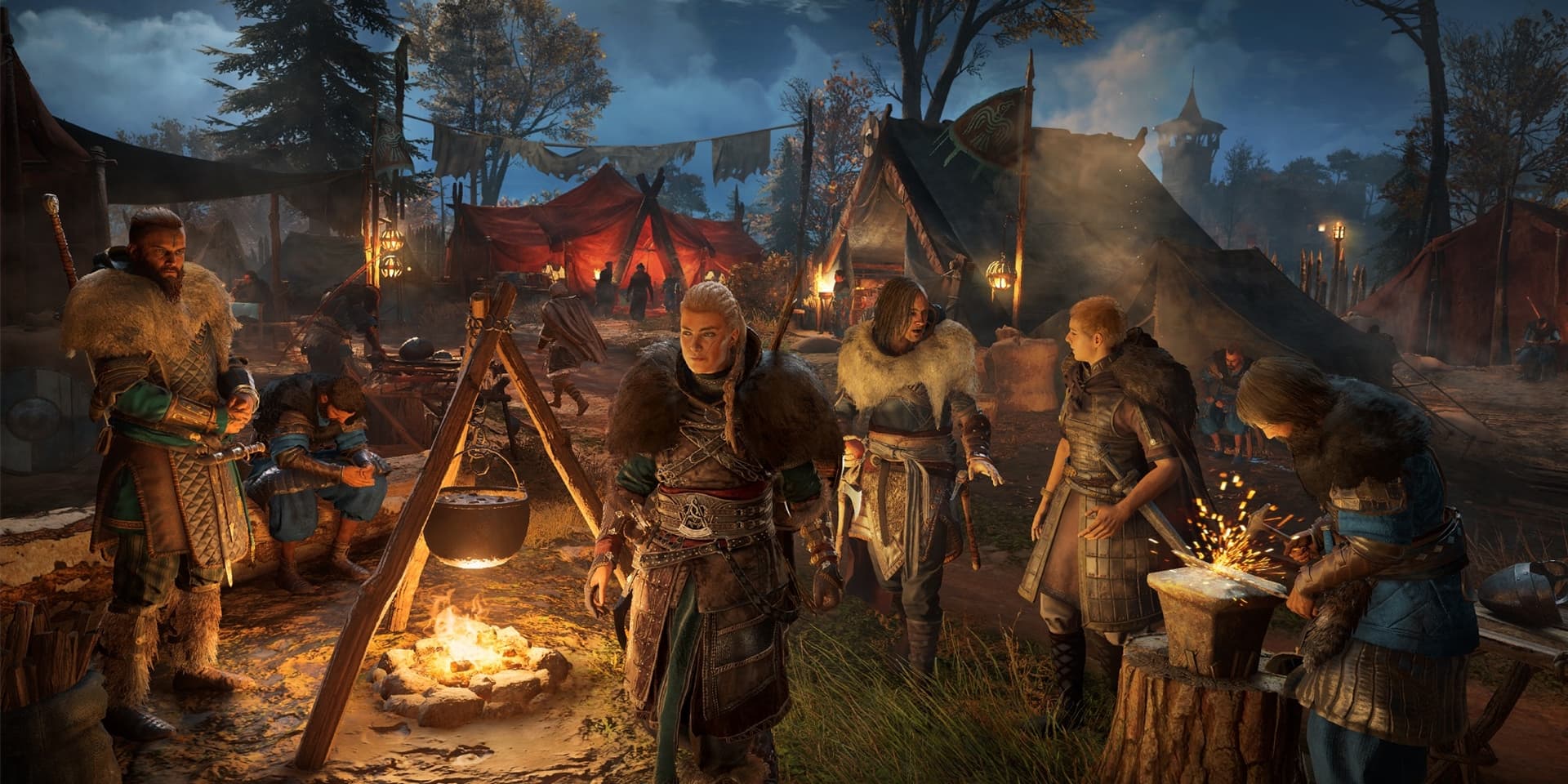 Wikingerfeeling pur: eine Szene aus „Assassin’s Creed Valhalla“.