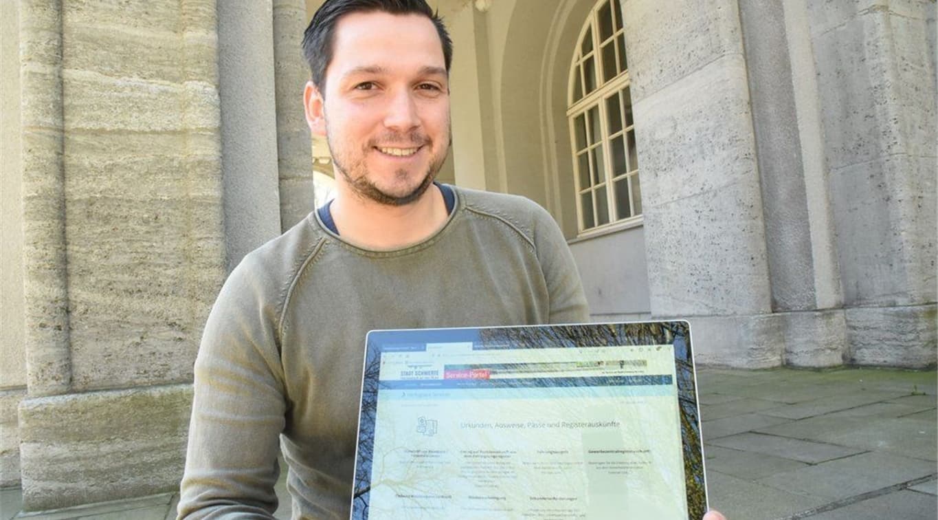 Tristan Richter ist der Digitalisierungsbeauftragte der Stadt Schwerte.