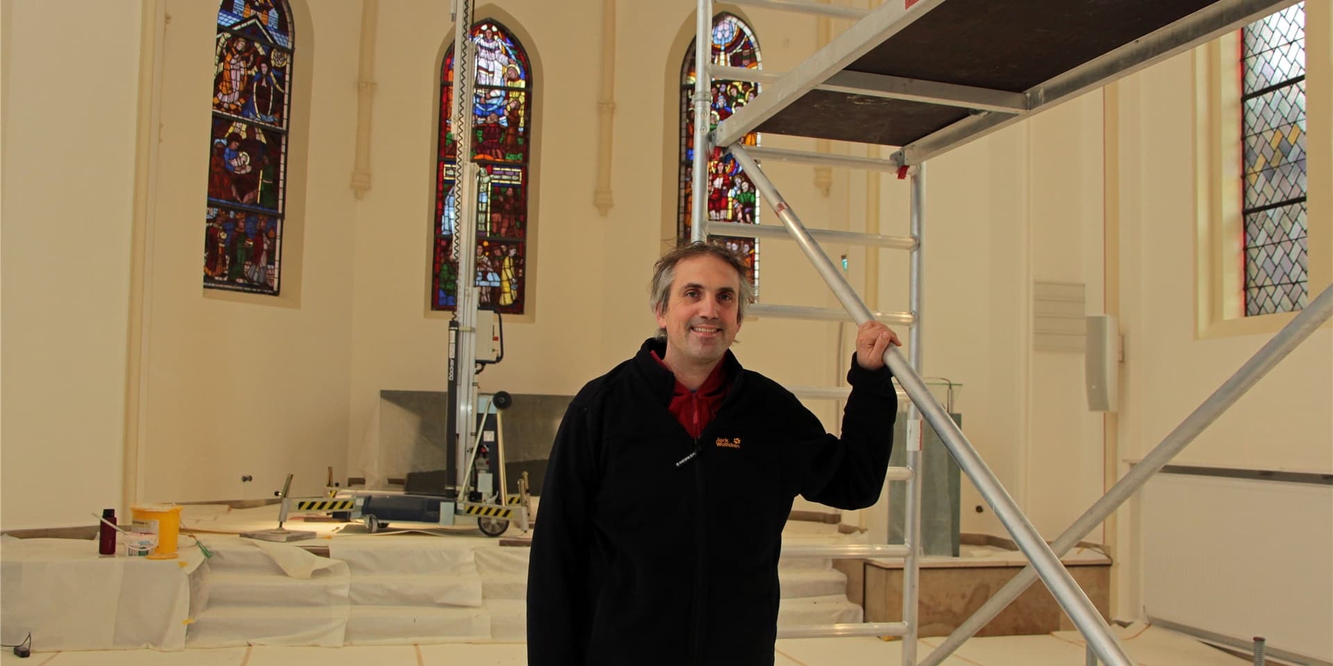 Die Renovierung der Martin-Luther-Kirche neigt sich dem Ende zu. Vielleicht kann die Kirche bereits am Freitag, 27. November, öffnen, hofft Pfarrer Meese.