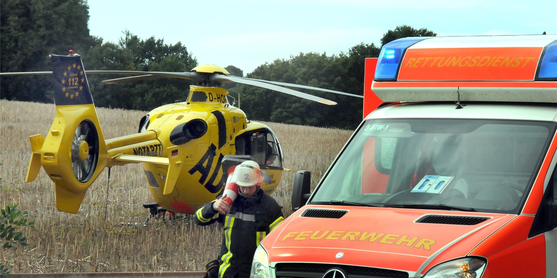 Nicht immer nehmen die Einsatzkräfte tatsächlich Patienten mit. In 17,8 Prozent aller Fälle war deren Einsatz vergeblich.