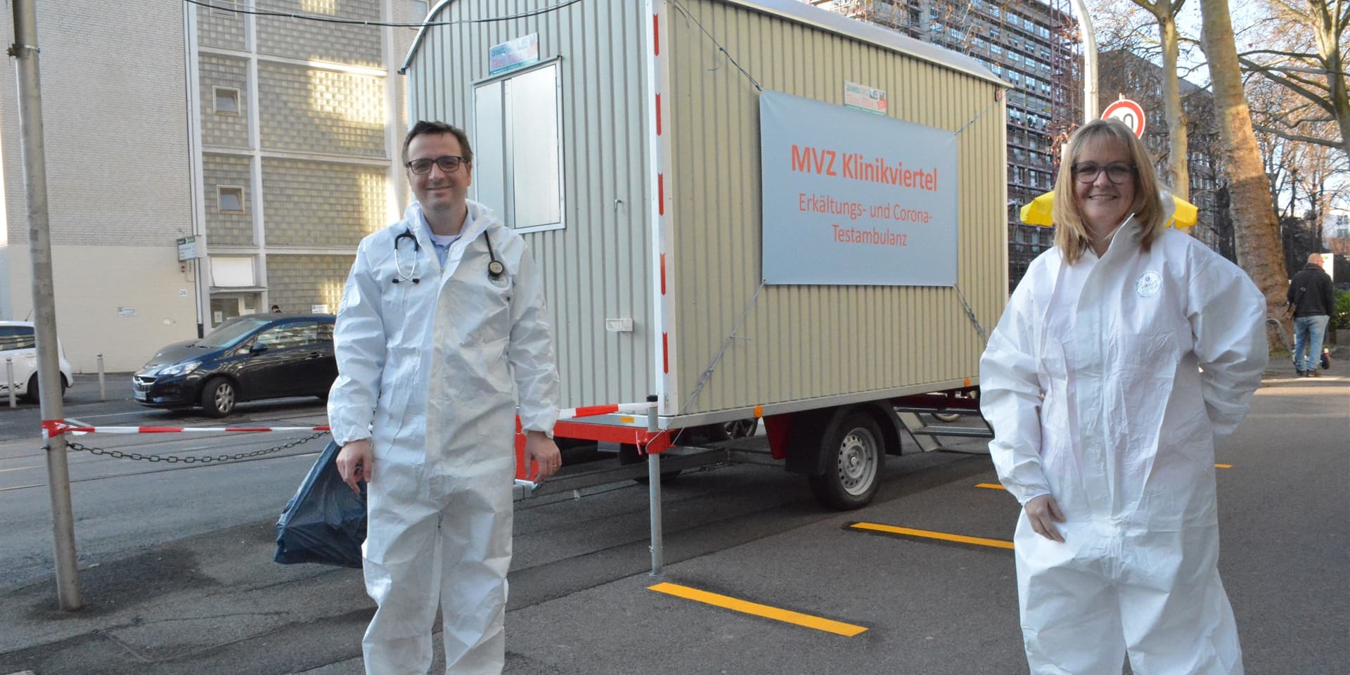 Dr. Marc Schlüter und Dr. Ute Wilkens gehören zum Team des MVZ Klinikviertel.