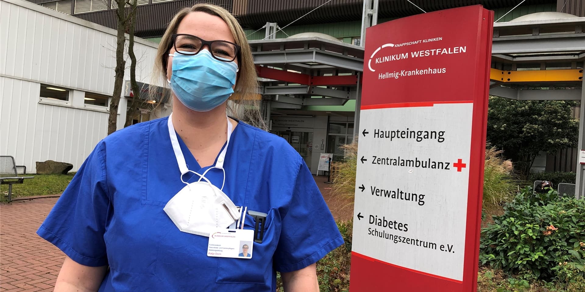Katja Dorn ist Stationsleiterin der Zentralen Notaufnahme im Hellmig-Krankenhaus Kamen.