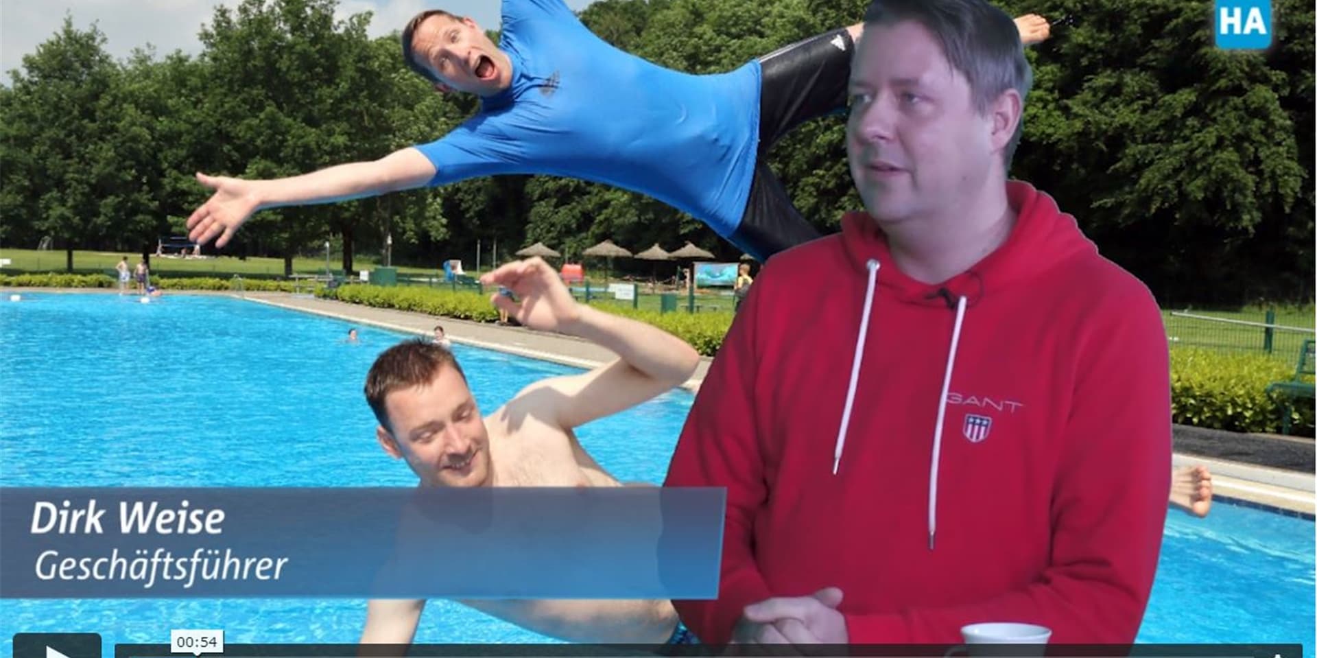 Dirk Weise und Dr. Annette Reeske-Manthey erzählen im Videogespräch die sensationelle Geschichte eines Corona-Konzeptes, das das Freibad Dellwig in Fröndenberg 2020 bundesweit in die Schlagzeilen brachte.