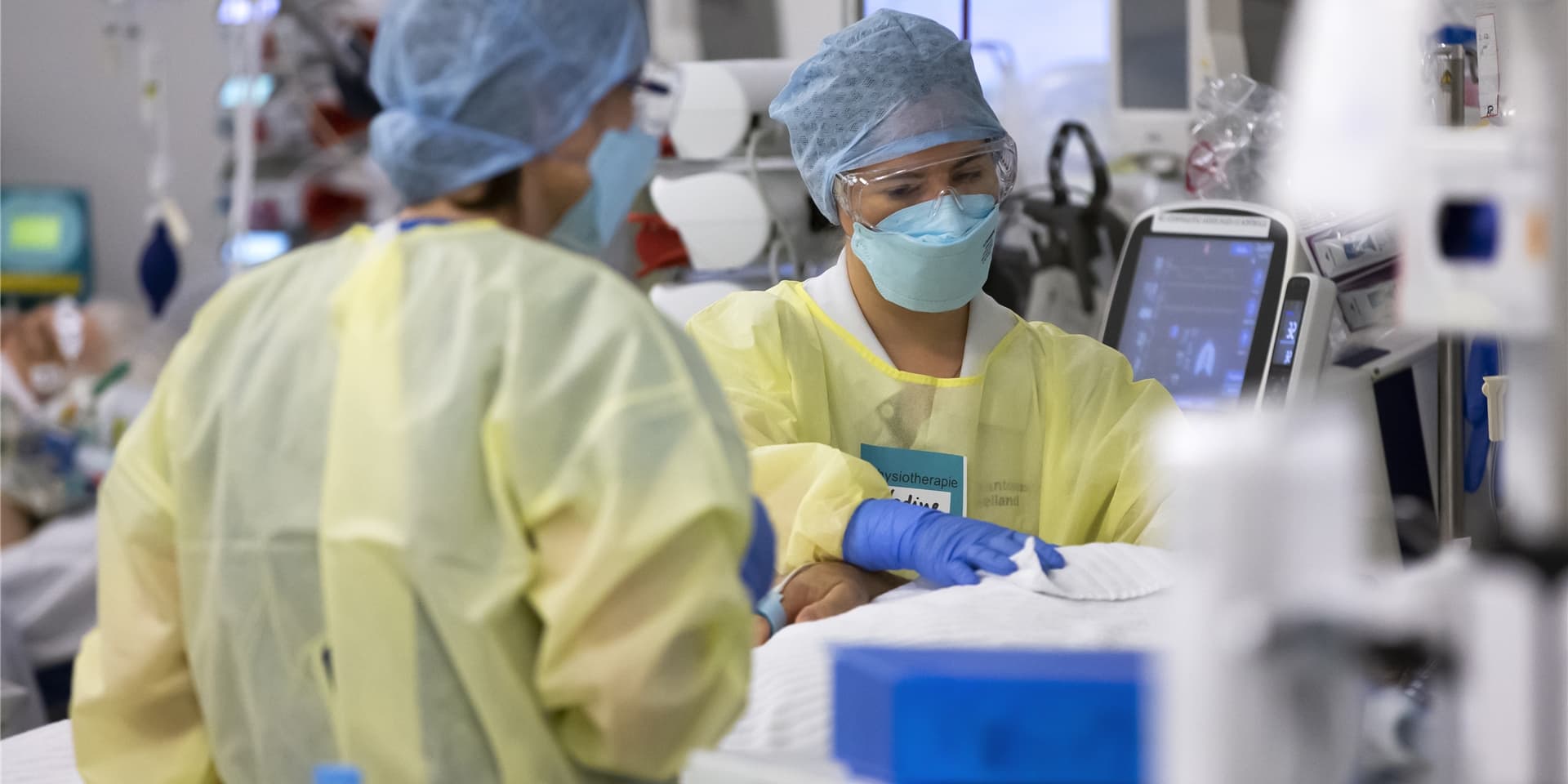 Die Zahl der Covid-19-Patienten auf Intensivstationen wächst von Tag zu Tag.
