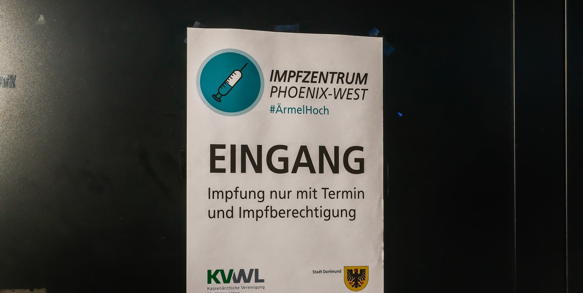 Das Impfzentrum ist bereit für die Eröffnung.