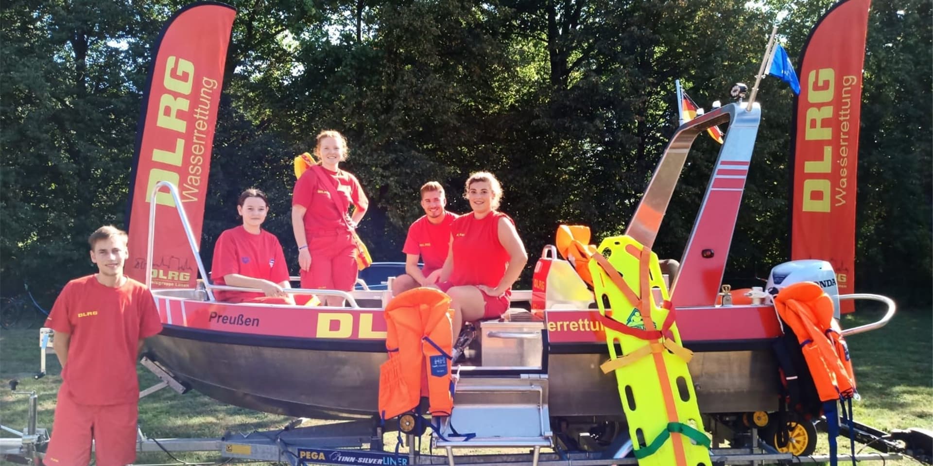 Die Mitglieder der DLRG-Kreisgruppe Lünen suchen seit zehn Jahren ein neues Vereinsheim.
