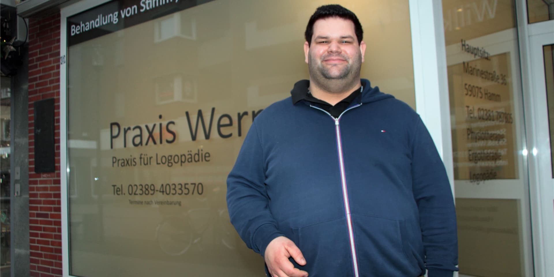 Logopäde Christopher Werner behandelt ab sofort Stimm-, Sprach- und Sprechstörungen in der Innenstadt von Werne.