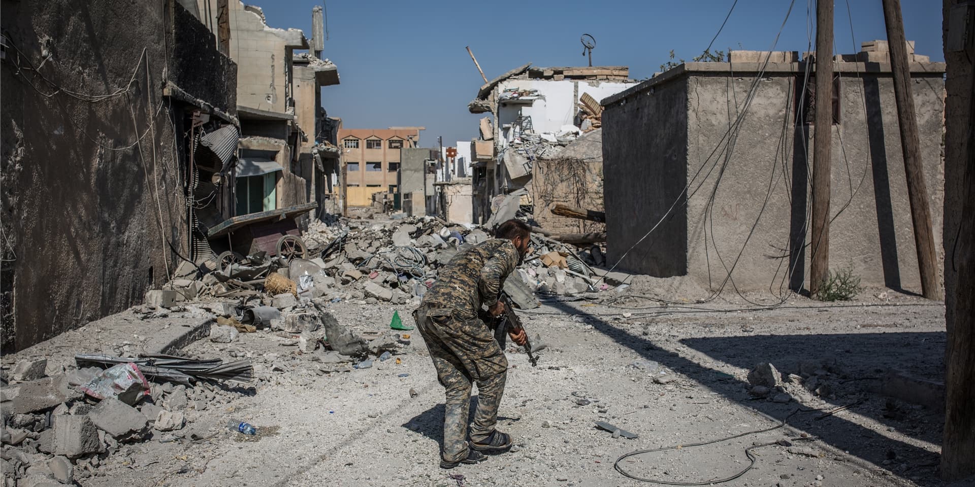 Dieses Bild entstand im Jahr 2017 in der syrischen Stadt Rakka.