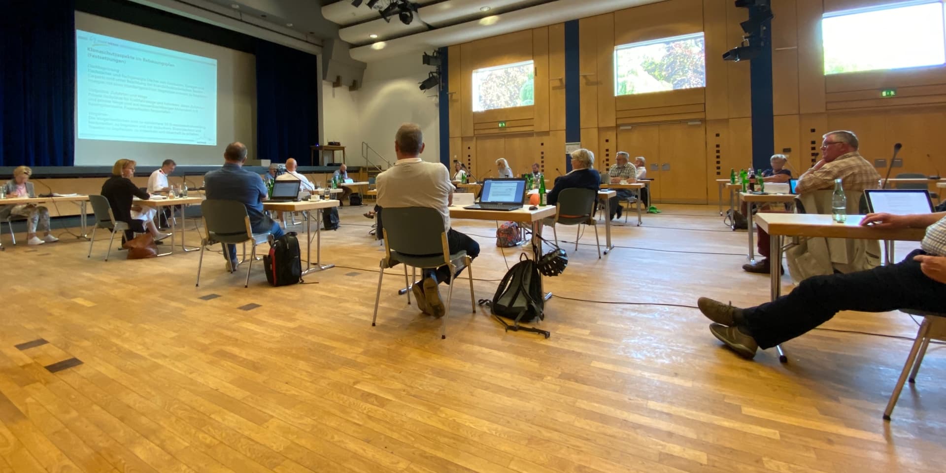 Aufgrund der verschärften Corona-Kontaktbeschränkungen fallen einige politische Sitzungen aus, hier eine Sitzung des Planungsausschusses im vergangenen Jahr im Kolpingsaal.