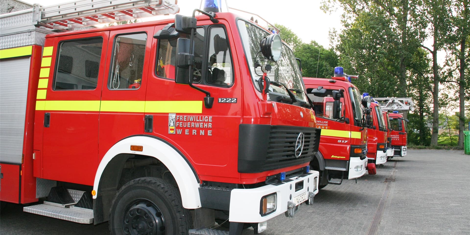 In Werne-Stockum gab es am Donnerstagmorgen einen Feuerwehreinsatz wegen des Sturmtiefs Goran.