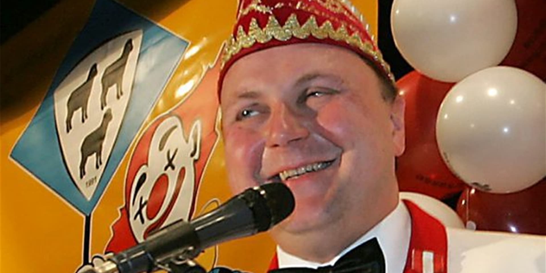 IWK-Präsident Michael Holtmann will trotz Corona wenigstens für etwas närrische Stimmung sorgen.