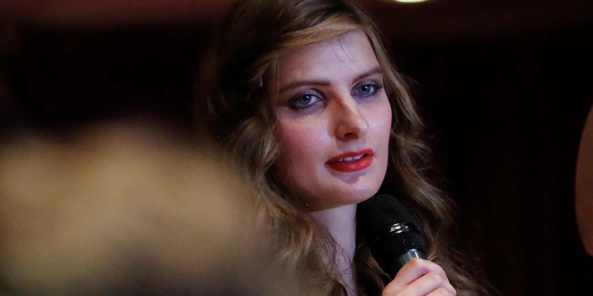 Alicia Kozakiewicz auf der New Yorker Fashion Week im Jahr 2018.